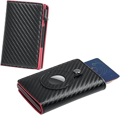 Fermido air tag portefeuille pour homme anti-perte portefeuille en cuir fin avec support airtag rfid porte-carte de crédit avec pince à billets..., fibre de carbone rouge. DIAYTAR COTE D'IVOIRE est une boutique en ligne généraliste qui propose une large gamme de produits avec plus de 300000 références. Elle est leader en Côte d'Ivoire et offre une expérience de shopping en ligne pratique et sécurisée. Les clients peuvent trouver tout ce dont ils ont besoin en un seul endroit.