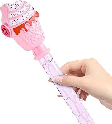 3 pièces baguettes à bulles de crème glacée colorées 14 pouces, grand ensemble