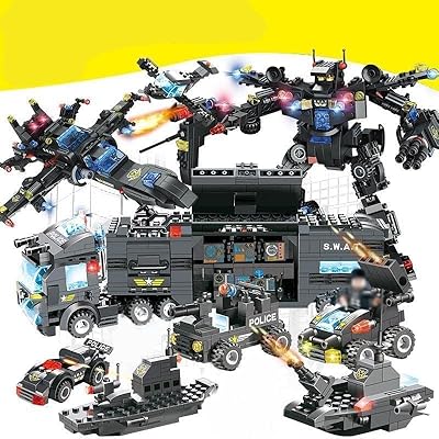 725 pièces 8 en 1 blocs de construction de voiture et de camion robot de ville compatibles avec les briques du poste de police de la ville, jouets pour garçons et enfants. DIAYTAR COTE D'IVOIRE, leader de la vente en ligne en Côte d'Ivoire, offre une expérience d'achat en ligne unique et conviviale. La boutique en ligne propose des produits de qualité à des prix compétitifs, ainsi qu'un service client de haute qualité. DIAYTAR COTE D'IVOIRE est la destination idéale pour faire vos achats en ligne.