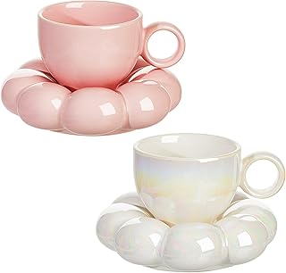 Ensemble de tasses en céramique au design nuage mignon avec dessous de verre et soucoupe. Avec plus de 300000 références, DIAYTAR COTE D'IVOIRE est la destination idéale pour les consommateurs ivoiriens. La boutique en ligne propose des produits de qualité à des prix compétitifs, ce qui la rend très attractive pour les clients. De plus, la boutique est facile à utiliser et propose des options de paiement sécurisées.