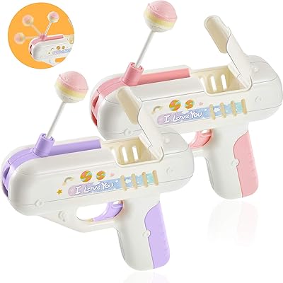Pistolet à sucettes 2 pièces avec motif de bonbons pour ranger