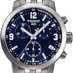 Montre homme tissot, bracelet acier inoxydable, quartz, t055.417.11.047.00