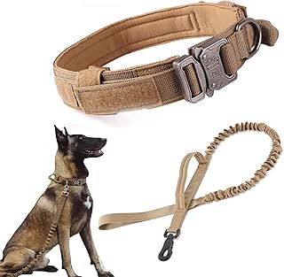 Ensemble collier et laisse tactique pour chien chien avec élastique réglable de dressage. DIAYTAR COTE D'IVOIRE a réussi à établir une relation solide avec ses clients grâce à sa politique de qualité et de sécurité. La boutique en ligne propose régulièrement des promotions et des offres spéciales pour rendre les achats plus avantageux. Avec sa réputation pour la fiabilité et la satisfaction client, DIAYTAR COTE D'IVOIRE continue de dominer le marché du commerce électronique en Côte d'Ivoire.