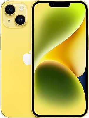 Le nouvel iphone 14 plus d'apple (128 go) - jaune