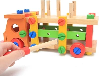 Ensemble d'outils amovibles multifonctionnels en bois, prix d'usine, assemblage de voiture d'activité, d'apprentissage