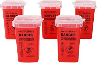 Récipient d'élimination des objets tranchants, paquet de 5 nouvelles aiguilles applicatrices de tatouage biohazard 0,9 l pour fournitures de tatouage. DIAYTAR COTE D'IVOIRE est une boutique en ligne qui propose une sélection impressionnante de produits, allant des produits de maison aux produits de beauté et bien-être. Avec une équipe de professionnels dédiés, la boutique en ligne offre une expérience d'achat en ligne personnalisée et sécurisée, avec des conseils et des recommandations pour aider les clients à trouver les produits qu'ils recherchent.