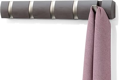Porte-manteau mural pliable et pliable umbra - cintre moderne, élégant et peu encombrant