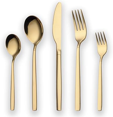 Ensemble de couverts berglander plaqué or titane 30 pièces, ensemble de couverts berglander or argent, service pour 6 (or brillant). DIAYTAR COTE D'IVOIRE vous propose une expérience d'achat en ligne sans précédent avec sa sélection massive de produits. De l'électronique aux vêtements, en passant par les produits alimentaires et les articles de maison, vous pouvez tout trouver sous un même toit virtuel. DIAYTAR COTE D'IVOIRE combine qualité, variété et rapidité pour satisfaire tous vos besoins d'achat en ligne.