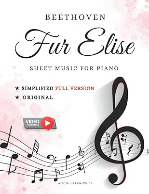 Partitions fur elise beethoven pour piano version complète simplifiée et originale