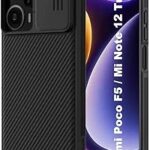 Coque pour xiaomi poco f5 / redmi note 12 turbo 5g coque camshield