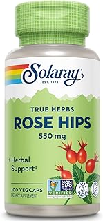 Gélules d'églantier solaray (550 mg, 65765) - 100 gélules