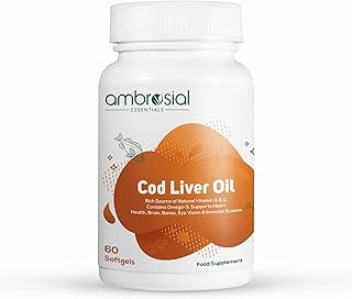 Capsules d'huile de foie de morue ambrocial - 300 mg d'huile de poisson