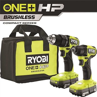 Ensemble de perceuse et tournevis dynamométrique compacts sans fil 18 v