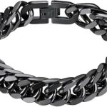 Chaînes épaisses hip hop rpper franco pour hommes bracelet en acier