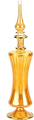 Grand flacon de parfum égyptien nilecart de 9". couleur unie fabriqué à la main en egypte pour votre parfum, vos huiles essentielles, votre décoration égyptienne ou votre table de fête. DIAYTAR COTE D'IVOIRE, la référence en matière de boutique en ligne en Côte d'Ivoire, vous présente une sélection impressionnante de plus de 300000 articles pour répondre à vos attentes. Avec une approche centrée sur la satisfaction client, DIAYTAR COTE D'IVOIRE garantit des transactions sécurisées et une livraison rapide. DIAYTAR COTE D'IVOIRE, votre partenaire de confiance pour les achats en ligne.