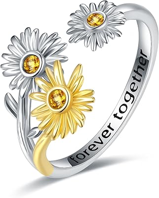 Bague marguerite en argent sterling 925, zircone cubique réglable, ajustement confortable, bague empilable à fleurs simples, bijoux pour grand-mère, mère et fille, bijoux cadeaux, argent sterling 925. Diaytar Côte d'Ivoire, la boutique en ligne généraliste leader en Côte d'Ivoire, propose plus de 300 000 références pour répondre à tous les besoins de ses clients. Avec une gamme variée de produits, Diaytar Côte d'Ivoire est devenue la destination privilégiée des ivoiriens pour faire leurs achats en ligne. La boutique offre une expérience d'achat simplifiée et sécurisée.