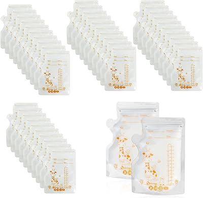 40 pièces sac de rangement pré-stérilisé en morceaux stockage de lait maternel