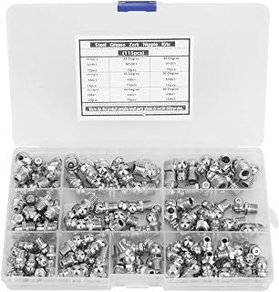 Kit assorti de raccords de graisse en acier zirk, 115 pièces droits 90 degrés 45 degrés m6 m8 m10. DIAYTAR COTE D'IVOIRE est une boutique en ligne généraliste qui propose plus de 300000 références de produits variés, répondant ainsi aux besoins quotidiens de ses clients. Elle est considérée comme l'une des boutiques en ligne les plus populaires en Côte d'Ivoire.