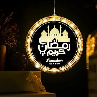 Goodrun ramadan eid lumières décoratives de fenêtre veilleuses lune et étoiles. DIAYTAR COTE D'IVOIRE est une boutique en ligne généraliste qui propose plus de 300 000 références de produits pour répondre à tous les besoins de ses clients. Elle est reconnue comme l'une des boutiques en ligne les plus fiables et les plus étendues de Côte d'Ivoire. Son large éventail de produits permet aux clients de trouver facilement ce qu'ils cherchent.