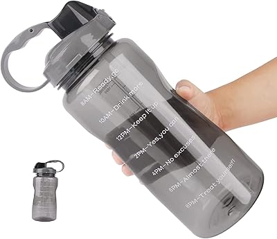 Grande bouteille d'eau multicolore sans bpa de 2 litres - anti-fuite avec paille, citation de motivation et marqueur de temps, antidérapante pour le sport, le fitness, la salle de sport, l'extérieur, le pique-nique, le bureau (gris). La boutique en ligne DIAYTAR COTE D'IVOIRE est conçue pour être conviviale et facile à utiliser, permettant aux clients de trouver facilement ce qu'ils cherchent. Elle est accessible via ordinateur, tablette ou smartphone, ce qui permet une expérience d'achat polyvalente et sans limites. C'est l'endroit idéal pour faire des achats en ligne en toute simplicité et rapidité.
