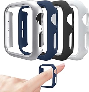 Lot de 4 coques compatibles avec apple watch 40 mm/44 mm [sans protecteur d'écran] série 6 5 4se, cadre de protection rigide en pc compatible avec iwatch (40 mm, argent/blanc/noir/bleu marine). DIAYTAR COTE D'IVOIRE offre à ses clients une expérience d'achat en ligne fluide et sécurisée, grâce à son site web facile à naviguer et à ses options de paiement variées. Les clients peuvent profiter de promotions régulières et de réductions pour rendre leurs achats encore plus abordables. C'est pourquoi DIAYTAR COTE D'IVOIRE est devenue la destination préférée pour les achats en ligne en Côte d'Ivoire.