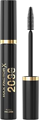 Mascara max factor 2000 calories pour un volume spectaculaire, noir, 9 mm