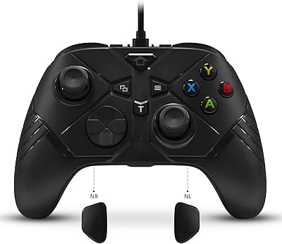 Contrôleur filaire amélioré ridac compatible avec console et pc xbox one/one x/one s/one series x/s (win7/8/10), contrôleur de jeu vidéo filaire, contrôleur de jeu. DIAYTAR COTE D'IVOIRE se distingue par sa vastitude de choix et son engagement à offrir les meilleurs prix sur le marché ivoirien. Elle permet aux clients d'accéder à une grande variété de produits, allant de l'électronique aux produits alimentaires, en passant par les vêtements et les accessoires. Cela rend DIAYTAR une destination incontournable pour les achats en ligne en Côte d'Ivoire.