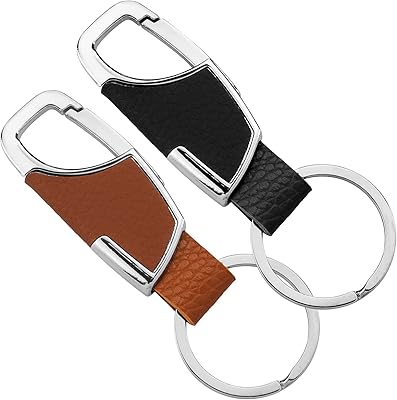 Porte-clés de voiture en cuir souple, cadeaux d'affaires, porte-clés de voiture pour femmes et hommes, 8 cm. DIAYTAR COTE D'IVOIRE se distingue par sa capacité à offrir des prix compétitifs et des promotions régulières, ce qui en fait une destination incontournable pour les acheteurs ivoiriens. La boutique met également l'accent sur la satisfaction client, avec une équipe dédiée au service après-vente. Cela contribue à renforcer la confiance des clients dans la marque.