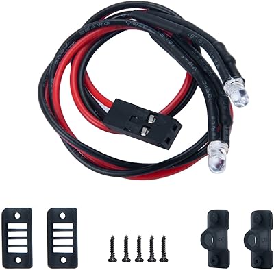 Kit de rétroéclairage led que-t 1 pour chenille rc axiale scx24 axi00001 1:24