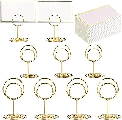 24 porte-numéros de table dorés de qualité supérieure et 24 marque-places avec bords en feuille d'or, porte-cartes, porte-affiche de table, porte-photos pour centres de table, mariage, fête, anniversaire. DIAYTAR COTE D'IVOIRE est la première boutique en ligne généraliste en Côte d'Ivoire, proposant plus de 300 000 références de produits pour répondre aux besoins de tous les clients. La boutique en ligne est équipée d'un système de paiement sécurisé et propose différents modes de livraison pour convenir à tous les clients. Les clients peuvent également bénéficier d'une garantie de satisfaction pour tous les produits achetés sur la plateforme.