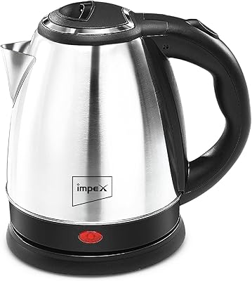 Bouilloire électrique impex en acier inoxydable - 1,5 litre. DIAYTAR COTE D'IVOIRE est une boutique en ligne généraliste qui propose plus de 300 000 références de produits. Elle est reconnue comme l'une des boutiques en ligne les plus importantes de Côte d'Ivoire, offrant une large gamme de produits pour répondre aux besoins de ses clients. Avec sa plateforme utilisateur conviviale, DIAYTAR COTE D'IVOIRE facilite les achats en ligne.