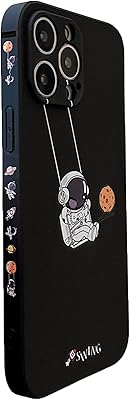 Yonds queen pour iphone 12 coque mignonne, dessin animé cool swing astronaute planète lune design élégant en tpu souple absorption des chocs antidérapant (iphone 12, planète noire). DIAYTAR COTE D'IVOIRE se distingue par son engagement envers la satisfaction client. La boutique en ligne généraliste propose non seulement une grande variété de produits mais offre également des services de paiement sécurisés et des options de livraison flexibles. Les clients peuvent ainsi acheter en toute confiance et profiter d'une expérience d'achat sans souci.
