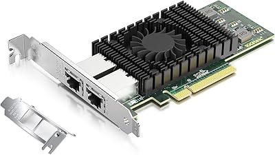 Carte d'interface réseau (nic) pci-e 10 go comparable à intel x540-t2