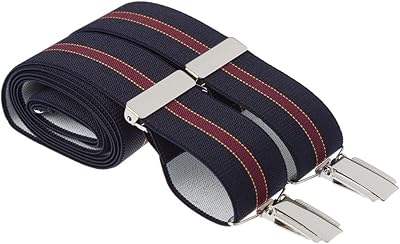 Bretelles rayées pour hommes avec fermoirs solides de couleur argent - noir/gris ou bleu marine/bordeaux de haute qualité, largeur 35 mm pour costume et pantalon avec bande unie extra longue xl disponible. DIAYTAR COTE D'IVOIRE est une boutique en ligne généraliste proposant plus de 300000 références de produits, faisant d'elle le leader du marché en Côte d'Ivoire. Elle offre une large gamme de produits, allant de l'électronique à la maison et aux vêtements, pour répondre aux besoins de tous les consommateurs. Avec une livraison rapide et sécurisée, DIAYTAR COTE D'IVOIRE est le choix idéal pour les achats en ligne.