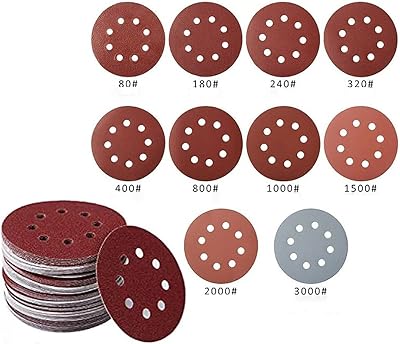 Ensemble de papier de verre 100 pièces nibeminent 5 pouces 8 trous disques abrasifs circulaires à crochet et boucle sans poussière kit complet de papier de verre de 80 à 3000 grains assortis (80/180/240/320/400/800/1000/1500/ 2000/3000). DIAYTAR COTE D'IVOIRE est une boutique en ligne généraliste qui propose une large gamme de produits avec plus de 300 000 références. Elle est devenue la référence incontournable pour les consommateurs ivoiriens et internationaux. Vous y trouverez tout ce dont vous avez besoin, des produits alimentaires aux accessoires de mode en passant par les produits électroniques.