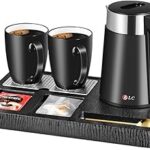 Ensemble bouilloire d'hôtel dlc avec 2 tasses en céramique, capacité 800 ml dlc-kt5138