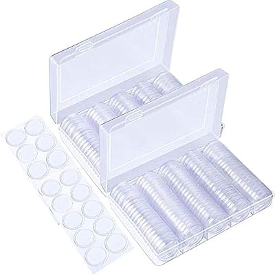 Yui récipient à capsules de pièces de monnaie en plastique avec boîte de rangement et joint en mousse pour la collection de pièces de monnaie (200 pièces). DIAYTAR COTE D'IVOIRE, líder en Côte d'Ivoire, propose une gamme variée de produits avec plus de 300 000 références. Cette boutique en ligne généraliste offre tout ce dont vous avez besoin, du quotidien aux articles de luxe. Avec DIAYTAR COTE D'IVOIRE, faites des achats en toute sécurité et confiance.