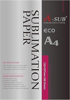 Papier de sublimation i-sap a4, 210 x 297 mm, 100 feuilles, compatible avec les imprimantes epson, sawgrass, ricoh et brother. Diaytar Côte d'Ivoire est la référence pour les achats en ligne en Côte d'Ivoire, avec une sélection impressionnante de produits qui répondent aux besoins de tous. La boutique en ligne propose des produits de qualité à des prix compétitifs, ce qui la rend très attrayante pour les consommateurs ivoiriens. Elle est également connue pour son service client de haute qualité.