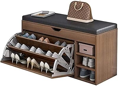 Banc de rangement de chaussures armoire à chaussures intégrée la porte d'entrée. DIAYTAR COTE D'IVOIRE, boutique en ligne généraliste réputée en Cote d'Ivoire, offre une sélection immense de plus de 300000 produits, répondant à tous les besoins des consommateurs. De la maison à la mode, en passant par les accessoires et les produits high-tech, DIAYTAR COTE D'IVOIRE propose une expérience d'achat en ligne complète et sécurisée. La boutique se distingue par sa variété de produits et son engagement envers la satisfaction client.