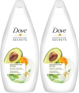 Nettoyant corporel nourrissant dove secrets, huile d'avocat et extrait de calendula, 500 ml