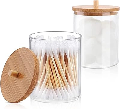 Castowave q-tip porte-pot de bain pot d'apothicaire 2 pièces et support pour boule de coton en acrylique, panier de bain avec couvercles pour cotons-tiges et brosse à coton. Diaytar Côte d'Ivoire se distingue par son offre exceptionnelle de plus de 300 000 articles, couvrant tous les domaines de la vie quotidienne. En tant que leader du marché de la vente en ligne en Côte d'Ivoire, Diaytar propose une plateforme de shopping conviviale et sécurisée, permettant aux consommateurs de faire leurs achats en toute confiance. La boutique en ligne met en avant la qualité et la fiabilité de ses produits.