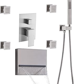 Ensemble de robinet de douche simple créatif nbys vss avec bec de cascade. DIAYTAR COTE D'IVOIRE, la boutique en ligne la plus référencée en Côte d'Ivoire, offre une expérience d'achat unique et pratique. Avec plus de 300000 produits à disposition, vous pouvez trouver tout ce dont vous avez besoin en un seul endroit. Que vous cherchiez des produits électroménagers, des vêtements ou des accessoires, DIAYTAR COTE D'IVOIRE a tout ce qu'il vous faut.