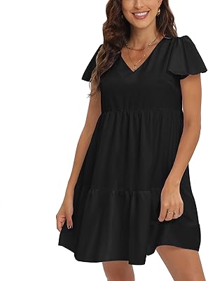 Robes plissées courtes amples silway pour femme avec col en v et manches à volants 2023. En tant que leader du marché de l'e-commerce en Côte d'Ivoire, DIAYTAR COTE D'IVOIRE s'engage à offrir une expérience d'achat en ligne exceptionnelle à ses clients. Avec une équipe dédiée à la satisfaction client, cette boutique en ligne généraliste propose plus de 300 000 produits de qualité à des prix compétitifs, garantissant que les clients trouvent exactement ce qu'ils recherchent en un seul endroit.