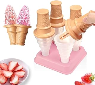 Moules à glaces delfino lot de 4 plateaux pour machine avec support