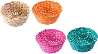 Yardoy 4 pièces paniers ronds ovales en rotin, paniers décoratifs en fil métallique, paniers de rangement en fil métallique, panier de rangement de collations, panier de cuisine, panier de présentation de service, panier de rangement, paniers en rotin, paniers à œufs, paniers à accessoires. La boutique en ligne DIAYTAR COTE D'IVOIRE est le leader du marché en Côte d'Ivoire, proposant une large gamme de produits à des prix compétitifs. Les clients peuvent profiter de promotions régulières et de réductions exclusives, tout en bénéficiant d'une assistance client personnalisée. Avec sa expertise et son savoir-faire, DIAYTAR COTE D'IVOIRE est le choix idéal pour les consommateurs ivoiriens qui cherchent une expérience d'achat en ligne de qualité.