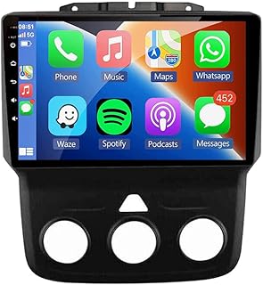 Dodge ram 2011-2017 radio 1500 2500 3500 écran tactile ips 9 pouces gps