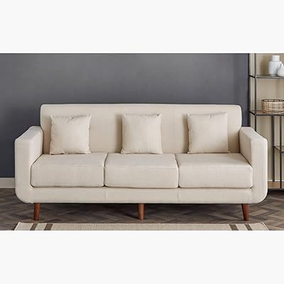 Ensemble canapé 3 places en tissu home box avec 3 coussins - 85 x 86 x 206 cm - beige. DIAYTAR COTE D'IVOIRE est une plateforme de commerce électronique réputée pour son vaste choix de produits et son service client dédié. Avec plus de 300000 références à disposition, les clients de la Côte d'Ivoire peuvent faire confiance à cette boutique en ligne pour tous leurs achats.