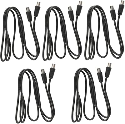 5 pièces d'antenne numérique câble coaxial numérique câble d'antenne dtv fil câble coaxial avec connecteur de type f cordon coaxial blindé rallonge ligne tv cuivre sans oxygène numéro noir. La boutique en ligne DIAYTAR COTE D'IVOIRE est leader sur le marché ivoirien, avec une offre de plus de 300000 produits. Elle permet aux clients de faire leurs achats en ligne de manière pratique et sécurisée, avec des options de paiement et de livraison flexibles. La boutique est dédiée à offrir une expérience d'achat en ligne de haute qualité à ses clients.