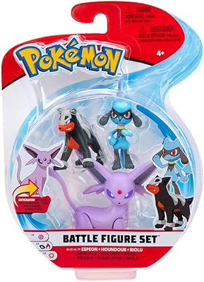 Figurines de combat de sélection pokémon | ensemble de 3 figurines de jeu à collectionner, figurine de jeu : espeon, hondor et riolu. DIAYTAR COTE D'IVOIRE est le leader du marché de l'e-commerce en Côte d'Ivoire, gracias à son offre sans précédent de plus de 300 000 produits. Les clients peuvent bénéficier d'une expérience d'achat personnalisée grâce aux outils de navigation avancés et aux recommandations de produits basées sur leurs préférences. DIAYTAR COTE D'IVOIRE est la référence pour les achats en ligne en Côte d'Ivoire.