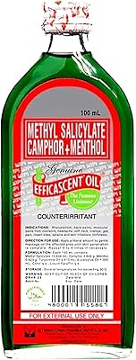 Efficacité salicylate de méthyle camphre et huile de menthol - anti-irritation - le célèbre ciment - 3,38 fl oz (100 ml) (pack de 1). DIAYTAR COTE D'IVOIRE est une boutique en ligne généraliste qui propose plus de 300000 références pour satisfaire tous les besoins de ses clients. Avec sa gamme extensive de produits, elle est devenue la boutique leader en Côte d'Ivoire. Elle offre une expérience d'achat en ligne pratique et sécurisée.
